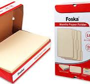 Manila File Folders - A4 Size With Color Labels | 100 Sheets Per Box For  School & Office Organization