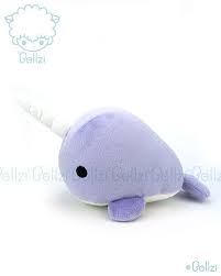 Bellzi Cute Purple Narwhal Stuffed Animal Plush Toy Narrzi Made In Usa Purple Stuffed Animals Cute Stuffed Animals Elephant Plush