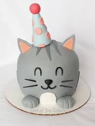 Create a cake for your cat. Birthday Kitty Cat Cake Birthday Cake For Cat Cat Cake Kitten Cake
