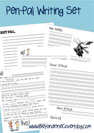 Free Printable Pen Pal Writing Set Homeschool Giveaways Letters For Kids Penpal Pen Pal Letters