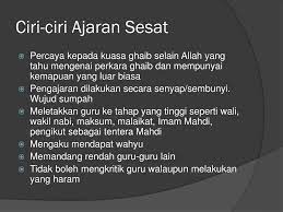 Learn vocabulary, terms and more with flashcards, games and other study tools. Ppt Ajaran Sesat Dan Ciri Cirinya Powerpoint Presentation Free Download Id 4332407