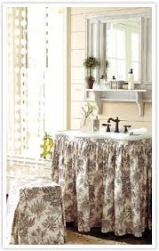 It measures 19 wide x 28 long and can be completely customized, from the dimensions to the fabric used. How To Make A Sink Skirt How To Decorate