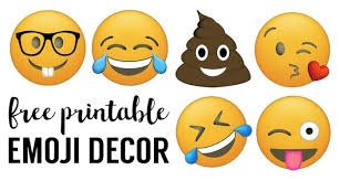 print link in the top half of the page and it will automatically print the coloring page only and ignore the advertising and navigation at the top of the page. Printable Emojis Pdf