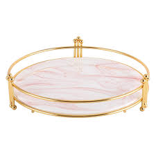 All versital surfaces are manufactured in britain. Marble Decorative Tray 10 2 Diam Round Decorative Vanity Tray For Home And Kitchen Perfume Organizer Jewelry Tray Makeup Tray Gold Bathroom Accessories Trays Amazon Com Au
