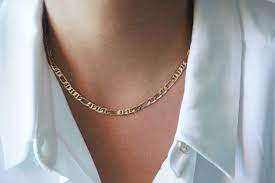 18k Gold Figarucci Chain Choker Necklace Gold Filled Chain Etsy Thick Chain Necklace Thick Gold Chain Chain Choker