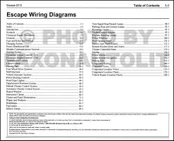 Fresh from a ford dealership. Vs 0518 2012 Ford Escape Gas Wiring Diagram Manual Original Free Diagram