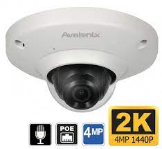 There are two options for powering the camera over ethernet: 2k 4mp Camera With Audio Flush Mount