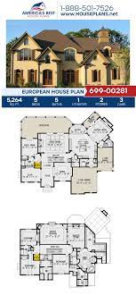 House Plan 699 00281 European Plan 5 264 Square Feet 5 Bedrooms 5 5 Bathrooms House Blueprints Dream House Plans European House Plans