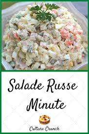 Salade Russe Minute La Recette Facile Culture Crunch En 2020 Recettes De Cuisine Salade Russe Recette Salade Ete