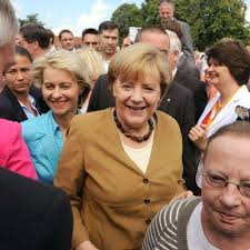 Angie fast allein zu haus! Die Frau Kanzler Tour Politik