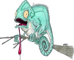 I camaleonti (appartenenti alla famiglia chamaeleonidae rafinesque, 1815) sono un clade distintivo e altamente specializzato di lucertole native del vecchio mondo, di cui fanno parte 202 specie, descritte a partire da giugno 2015. Camaleonte Onirak