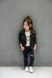 Spring Autumn Trendy Baby Girls Leather Jacket Super Cute Child Toddler Girl Heart Shape Back Pu Jackets Coat Designer Outwear From Yahoor 24 43 Dhgate Com