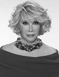 Joan Rivers. Funny, smart and bold. She allowed women to voice what they  were thinking. Thank you, Joan!