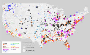 This Map Shows Every Power Plant In The United States