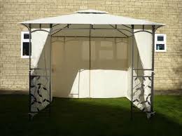 Metal Frame Gazebo With Curtains Gazebo Side Panels Metal Frame Gazebo Patio Gazebo