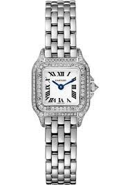 The first watch to bear the now iconic panther debuted in 1914. Cartier Panthere De Cartier Mini White Gold Watches