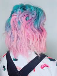 #dip dye hair #ombre hair #candy color hair #hair #hair inspiration #hair style #braids. Candy Color Hair Image 7790949 On Favim Com