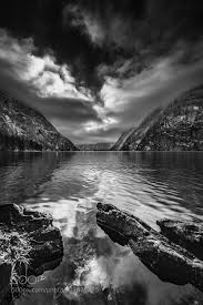 Black And White High Contrast Photos Of Celebrities Lakeview B W By Andydauer Lake View White Image Black White