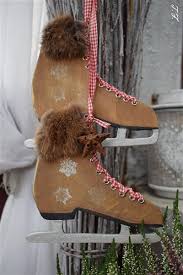 Ausmalbilder schlittschuhlaufen malvorlagen kostenlos zum ausdrucken. Winter Schlittschuhe Im Country Stil Mit Vorlage Bastelfrau