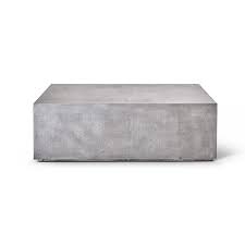 Bloc Rectangular Coffee Table Stone Coffee Table Modern Outdoor Coffee Tables Rectangular Coffee Table