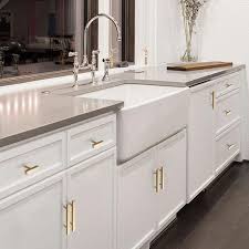 Modern white kitchen cabinets with gold handles. White And Gold Kitchen Design Ideas Your Clients Will Love Cabinetcorp