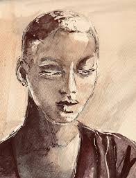 Georgina Duchess of Norfolk picked Mark Hulme's etching “Smartphone “ as  her favorite painting