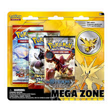 Triumphant booster packs x4 (1 of each) Legendary Birds Pin Blister Zapdos Pokemon Tcg Specials Megazone