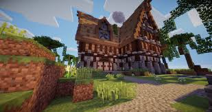 5 simple starter house designs (build tips & ideas). Medieval Village House Minecraft
