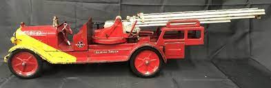 Sold Price 1930 S Buddy L Ride On Aerial Ladder Fire Truck October 4 0118 10 00 Am Edt