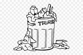 39 high quality collection of trash bin drawing by clipartmag. It Is An Interesting Choice Of Words As It Is Clear Trash Can Clipart Black And White Free Transparent Png Clipart Images Download