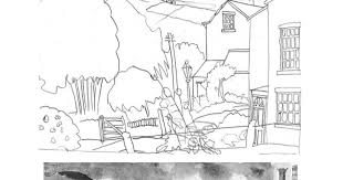 15 Lukisan Pemandangan Guna Pensil Lakaran Untuk Memulakan Satu Lukisan Yang Lebih Jitu Cikgu Download Teeny Artz Collection T Di 2020 Lukisan Sketsa Pemandangan