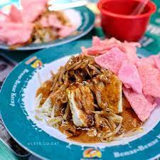 Kupat Tahu Gempol Kari Taoge Kacang