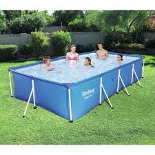 Bestway Steel Pro 13 X 7 X 32 Rectangular Ground Swimming Pool Pool Only Above Ground Swimming Pools Best Above Ground Pool Swimming Pools