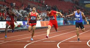 Su bingtian ran an asian record of 9.83sec to qualify for the 100m final on sunday. Su Bingtian Wins 100 Meters In Asian Games Record Taiwan News 2018 08 26 23 57 44