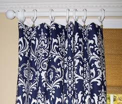 Navy Blue Damask Curtains Premier Fabric By Cathyscustompillows 119 00 Blue And White Curtains Navy Blue Shower Curtain Blue Shower Curtains