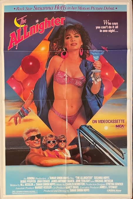 THE ALLNIGHTER 1987 MOVIE POSTER SUSANNA HOFFS BANGLES One-Sheet | eBay
