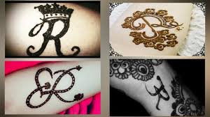 New a letter mehndi tattoo alphabet a tattoo mehndi designs 4 beautiful a letter. Love Letter R With Heart Tattoo Designs