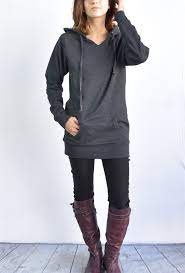 Plain sweatshirt printed vests shirt dresses. Ella Tunic Fleece Hoodie 7 Colors Tunic Outfit Dresses With Leggings Outfits With Leggings