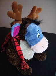 Winnie The Pooh Eeyore Reindeer Christmas Plush Disney Store Exclusive World Eeyore Pooh Christmas Plush