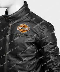 Harley davidson motorcycle screamin eagle leather jacket. Mens Legend Harley Davidson Black Motorcycle Leather Jacket