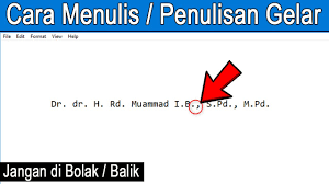 Penulisan gelar s1 keperawatan ners. Cara Penulisan Gelar Yang Benar