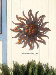 Pin By Carol Curtis On Home Ideas Outdoor Metal Wall Art Sun Wall Decor Outdoor Wall Art