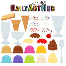 Make Your Own Ice Cream Clip Art Set Daily Art Hub Free Clip Art Everyday Free Clip Art Clip Art Cupcake Toppers Paper