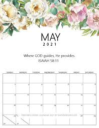 Monthly calendar 2021 one month per page, landscape orientation (horizontal) with large font design, weekend on blue/red colors. May 2021 Calendar Floral Google Search