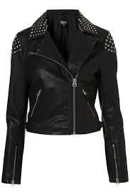 Studded Biker Jacket Topshop Usa Fashion Studded Jacket Studded Leather Jacket