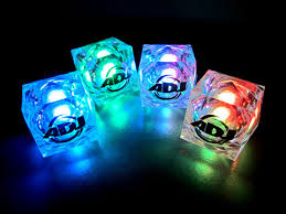 Light Up Led Ice Cubes With Custom Printing Nitepromos Com