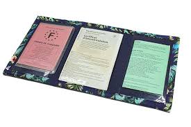 Etui Papiers Voiture Tissu Tropical Etui Carte Grise Assurance Permis Rose Etui Carte Grise Carte Grise Carte