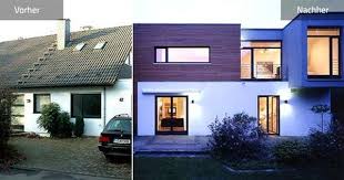 Vorher Nachher Auf Einen Blick Neues Geschoss Statt Satteldach Haus Aufstocken Anbau Haus Haus Umbau
