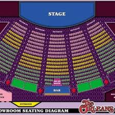 Image Result For The Orleans Showroom Seating Chart