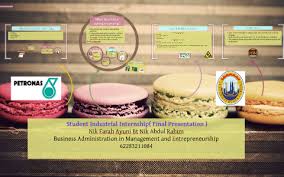 Industrial training objective<br /> the purpose of industrial training is to expose polytechnic students to the world of work so that they can relate theoretical knowledge with application in industry. Student Industrial Internship Final Presentation By Farah Ayuni